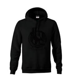 Collingwood Mens Stealth Hoodie