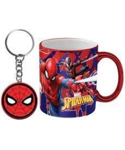 Spiderman Metallic Mug and Keyring Gift Pack