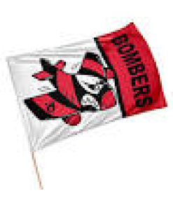 Essendon Retro Game Day Flag