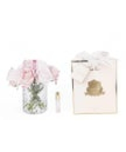 Mixed Rose Buds - Clear Herringbone - Flower Range