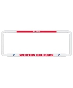 Western Bulldogs AFL Number Plate Frame