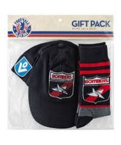 Essendon Mens Retro Cap and Sock Pack