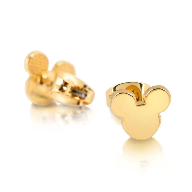 Mickey hot sale gold earrings