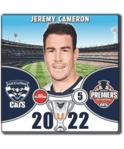 Geelong Cats 2022 AFL Jeremy Cameron Ceramic Coaster