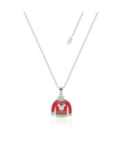ECC Mickey Mouse Holiday Sweater Enamel Necklace