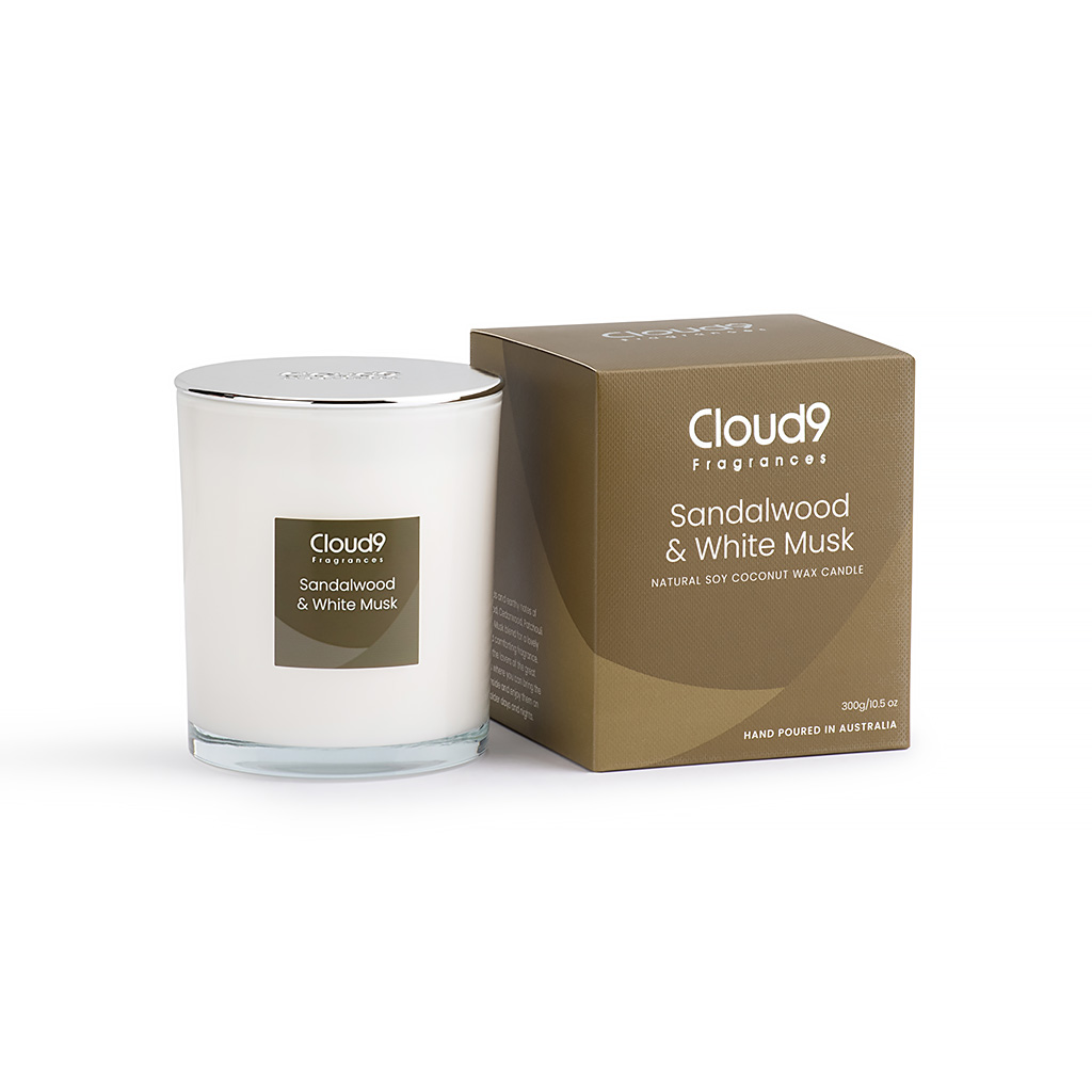 Sandalwood & White Musk Candle