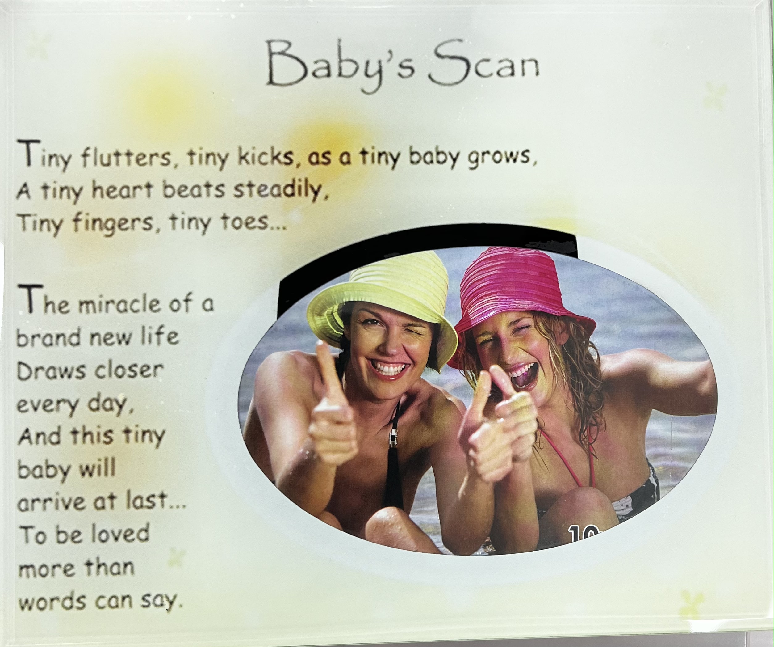 Baby’s Scan Frame Holds Photo