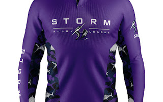 Reef Runner Fishing Shirt - NRL Storm - Size L