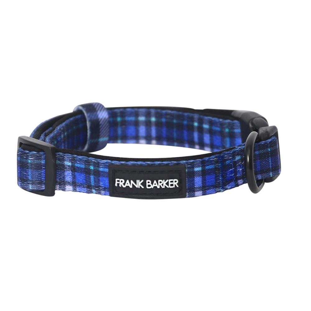 Frank Barker Blue Gingham Collar