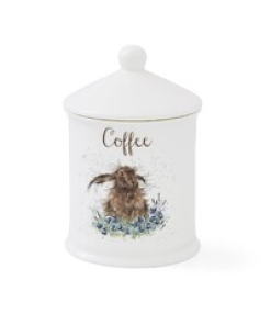 Royal Worcester Wrendale Designs Hare Coffee Canister