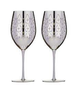 Celeste Silver 2pk Wine Glass