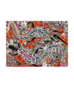 Melanie Hava Jugaig-Bana-Wabu Tea Towel 50x70cm Crocodiles