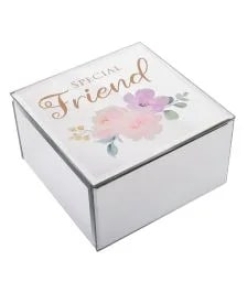 Special Friend Floral Jewellery Box
