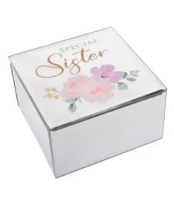 Special Sister Floral Jewellery Box