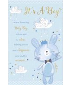 It's A Boy Card