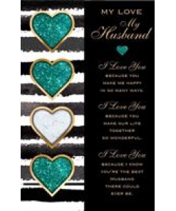 My Love My Husband Card