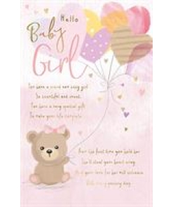 Hello Birthday Girl Card