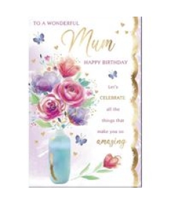 To A Wonderful Mum Card