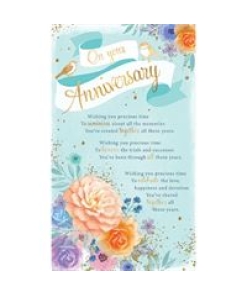 On Your Anniversary Card