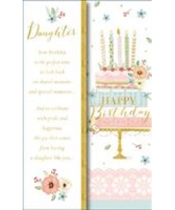 Happy Birthday Daughter Card