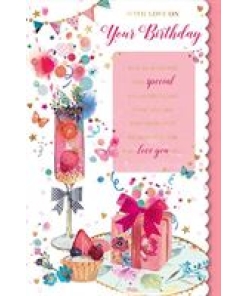 With Love On Your Birthday Card
