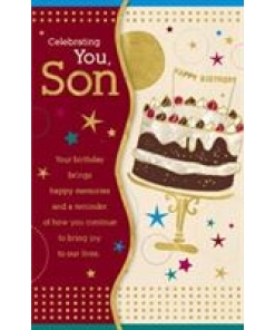 Celebrating You, Son Card