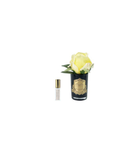 Perfumed Natural Touch Rose Bud BLACK Yellow