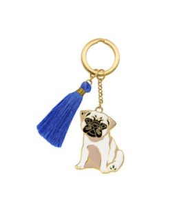 Pug Keychain