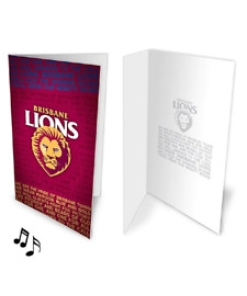 AFL Musical Cards Lions
