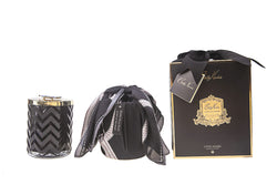 Queen Of Night Herringbone Candle With Scarf