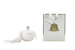 Jasmin Flower Tea Round Deco Art Candle