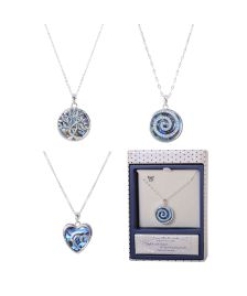 Equilibrium Tree Of Life Paua Shell Necklaces