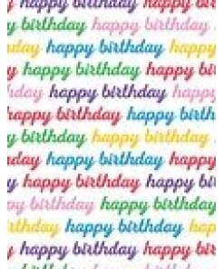 Wrap Kraft Pack Birthday Bright