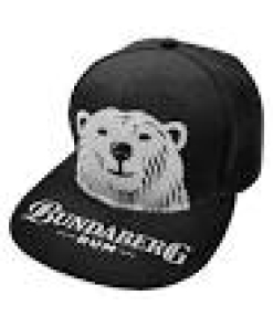 Bundaberg Rum Black Bear Face Cap