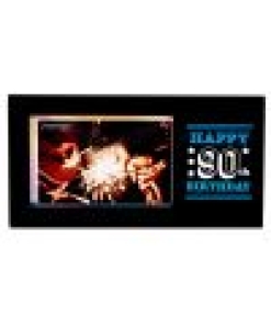 Happy 90th Holo 6x4 Mdf Frame