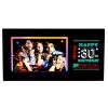Happy 30th Holo 6x4 Mdf Frame