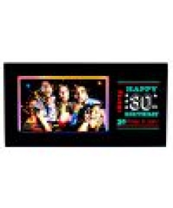 Happy 30th Holo 6x4 Mdf Frame