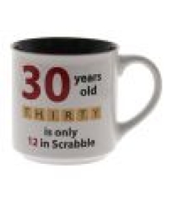 Scrabble 30 Age Mug