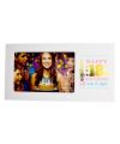 Happy 18th 6x4 Gold Foil Frame