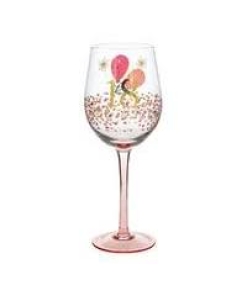 Rush Birthday Ladies Wine Glass 18th