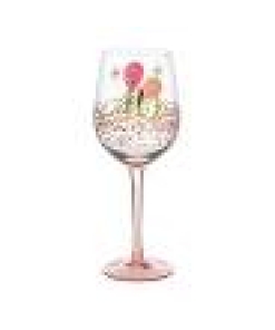 Rush Birthday Ladies Wine Glass 40th