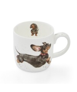 Royal Worcester Wrendale Designs Dog Mug
