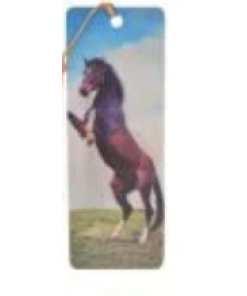 3D Stallion Bookmark