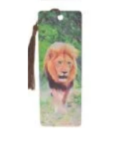 3D Lion Bookmark