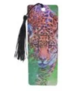 3D Leopard Bookmark