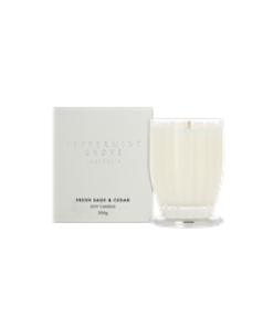 Fresh Sage and Cedar 200g Candle