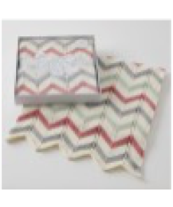 Blush Zig-Zag Knit Blanket