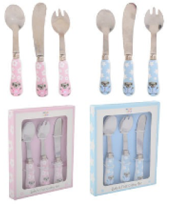 Baby Koala 3pce Cutlery Set of 2