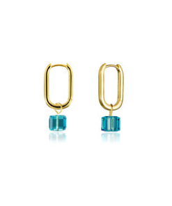 Marvel Tesseract Crystal Drop Earrings