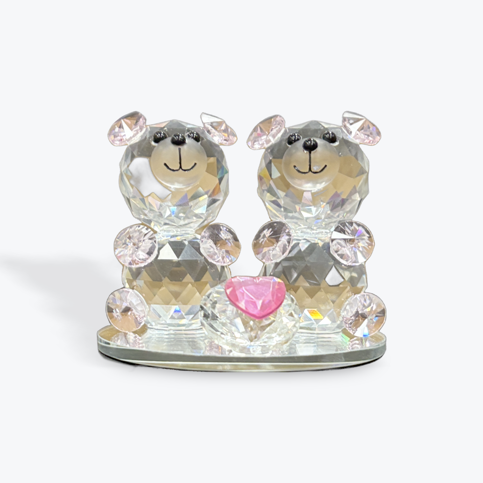 Pink Crystal Love Bears